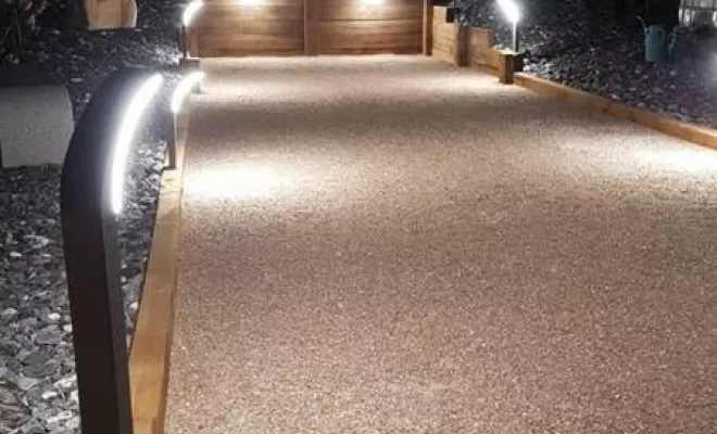 Terrain de pétanque, Perrignier, Alves Espaces Verts